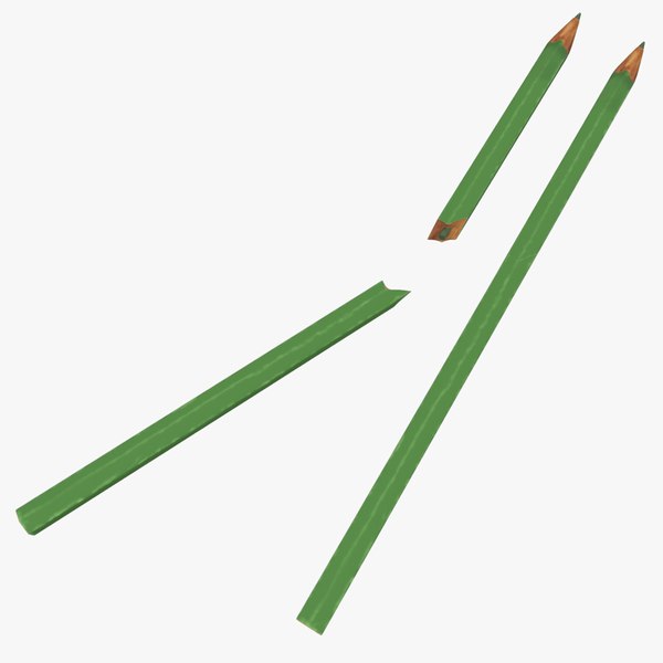 modelo 3d Lápiz roto - TurboSquid 1119573