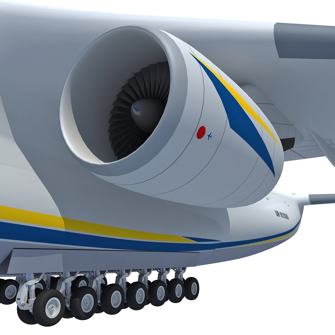 Antonov An-225 Mriya 3d Model