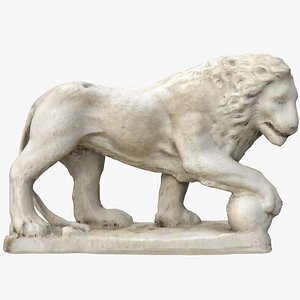 White Lion Statue