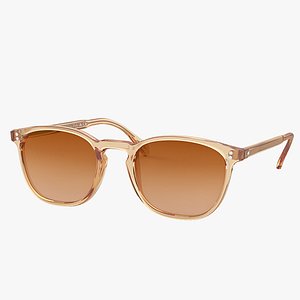 Oliver Peoples Finley Esq Sun Blush Rose Quartz Mirror Sunglass