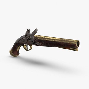 Flint-lock pistol Dirty