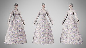 3D Dress 30 Whimsical Loop Mosaic model