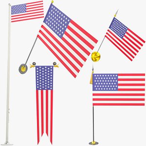 American Flags Collection V2 model