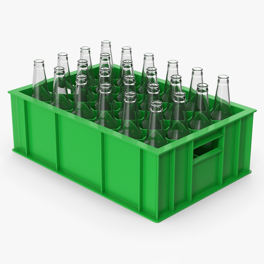 360 view of Beer Crate 3D model - 3DModels store