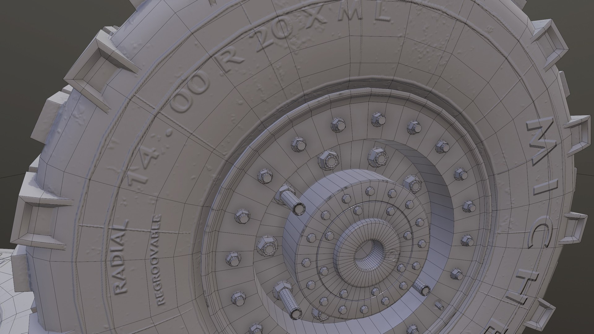 Wheel Model - TurboSquid 1344977