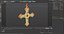 Medieval Ecclesiastical Cross Gold