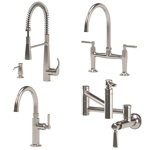 KOHLER kitchen faucets collection 3D model