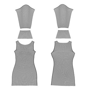 3D Dress 51 Cashmere Purple