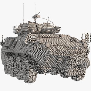 3D Light Armored Vehicle LAV-25 UVW Only