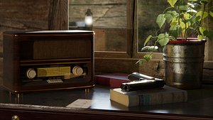 Cabin in the Woods 3d Scene 3D model