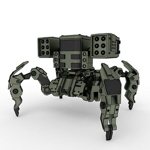 3D mechanic spider destroyer