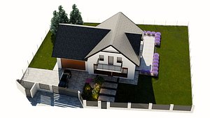 Polish House Cottage with Lavender 1