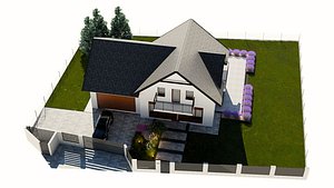 Polish House Cottage with Lavender 1