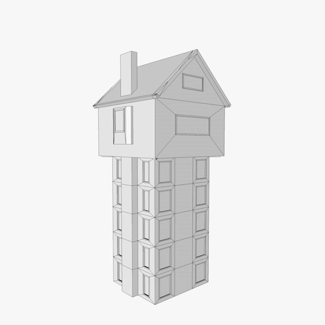 Wooden House Dxf