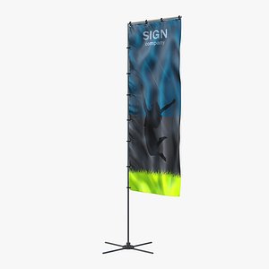 3ds max banner stand 5