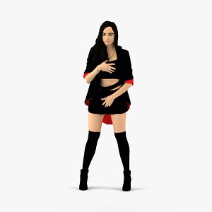 scanned human 3D model