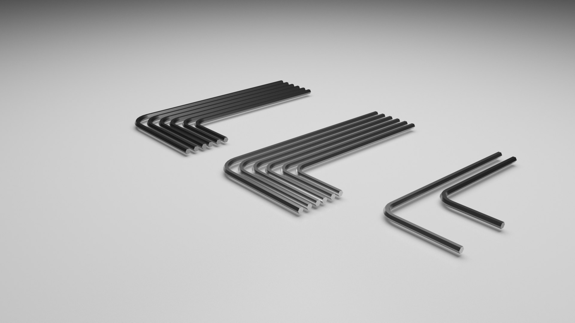 Allen Wrenches 3D Model - TurboSquid 1745611
