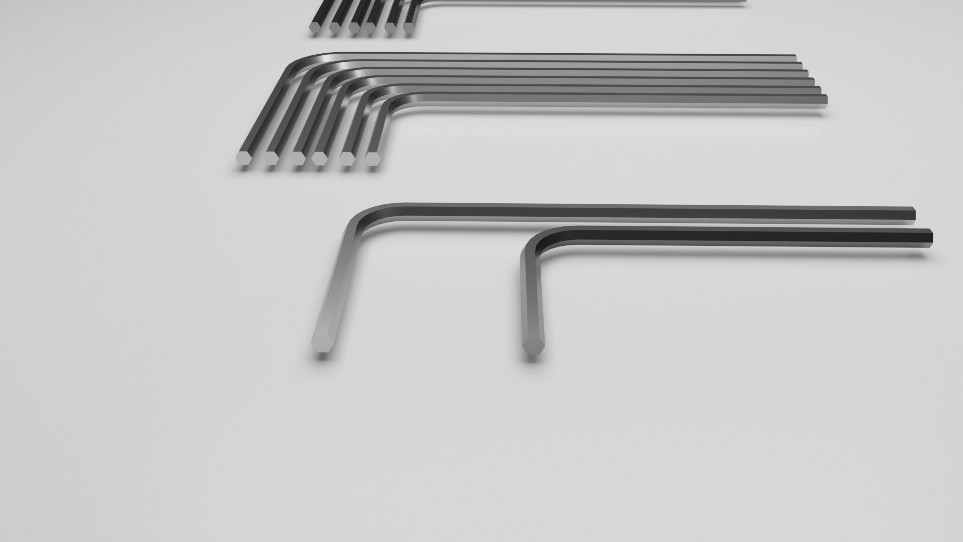 Allen Wrenches 3D Model - TurboSquid 1745611