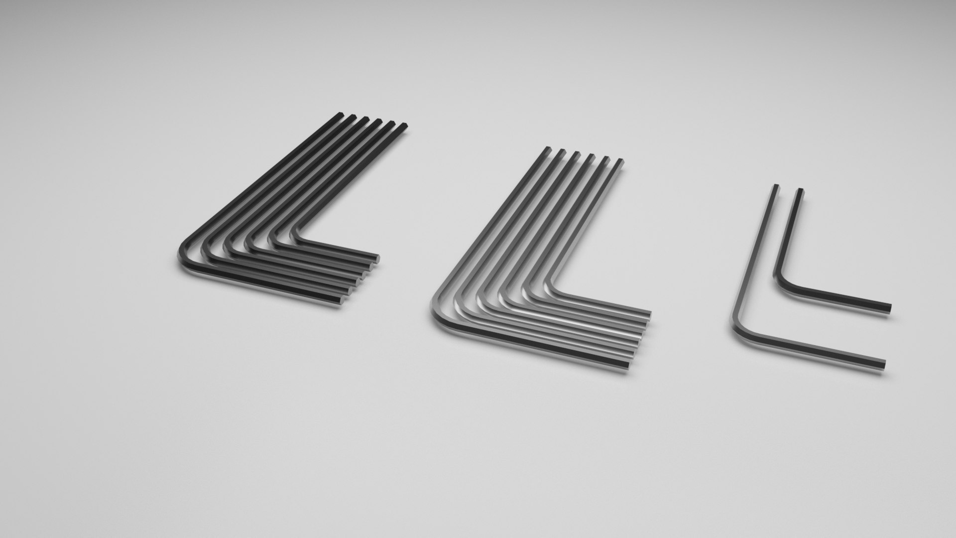 Allen Wrenches 3D Model - TurboSquid 1745611