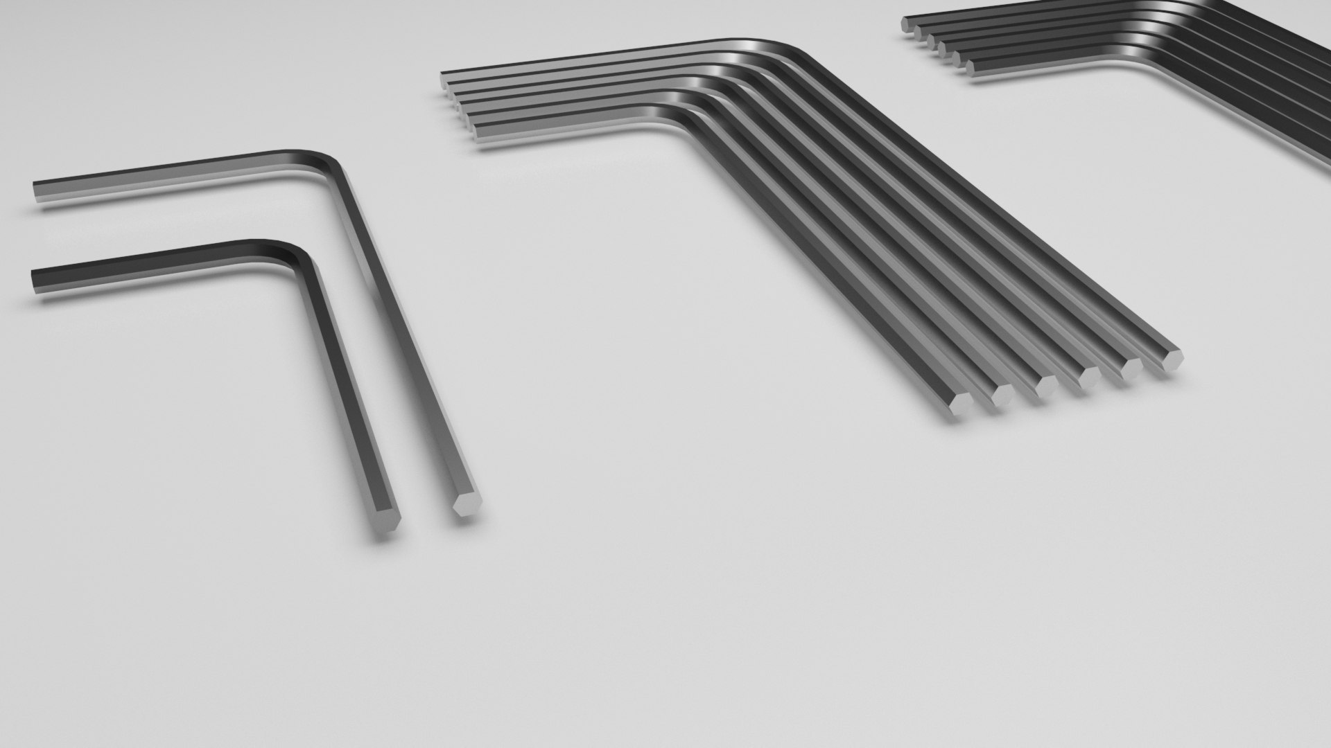 Allen Wrenches 3D Model - TurboSquid 1745611