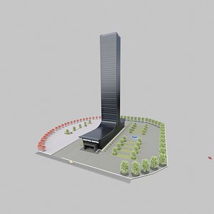 3D Model Shopping Mall model
