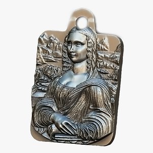 3D model Mona Lisa