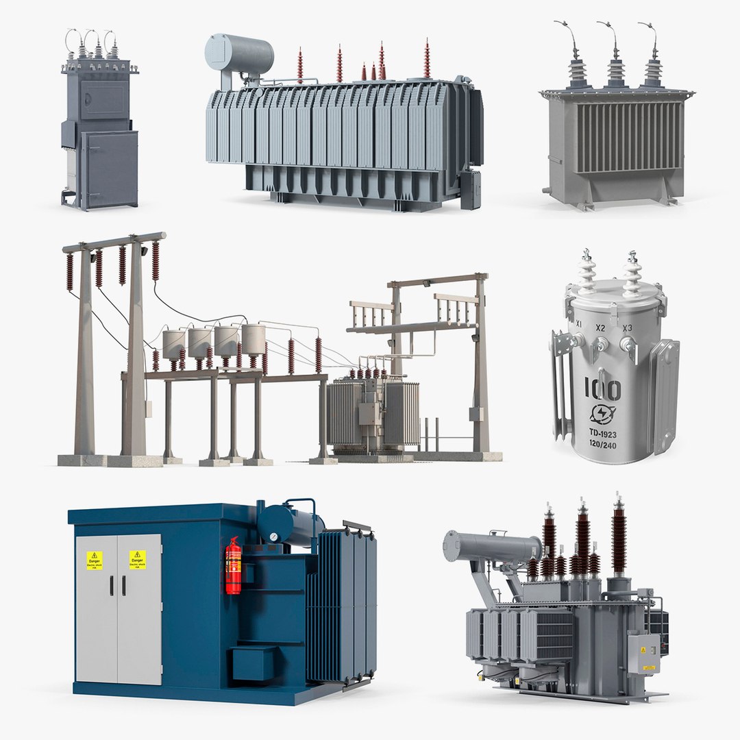Electrical Accessories Collection 4 3D model preview