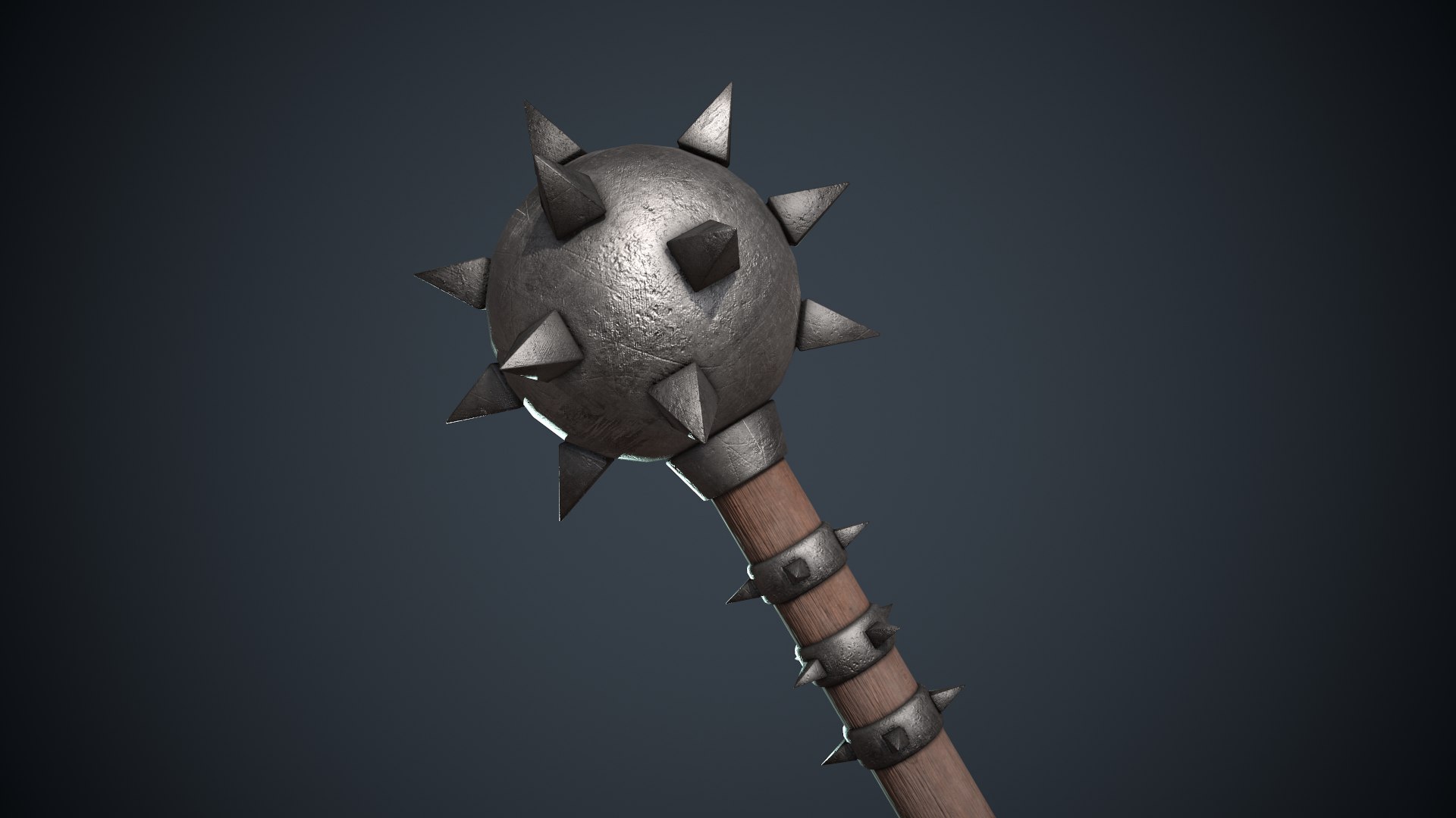 Medieval Mace 3D model - TurboSquid 1736410