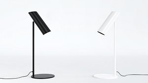 3D model White Black Lamp