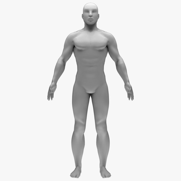 3D male mannequin