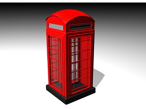 london telephone booth model