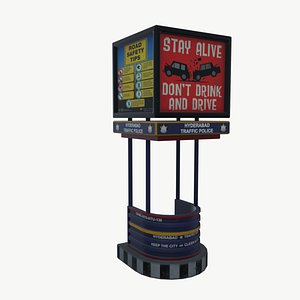3D model Police Both
