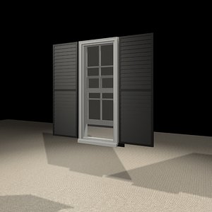 1846 window 3d model