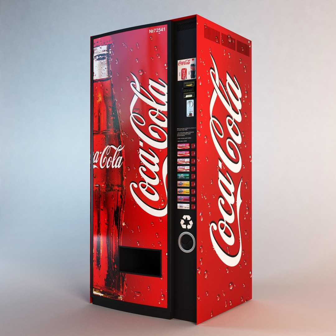 Vintage Coca-Cola-Spender 3D-Modell - TurboSquid 1716308