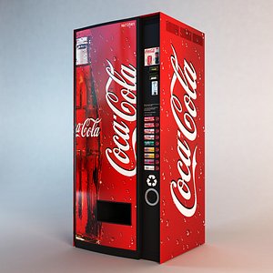 coca cola vending machine obj