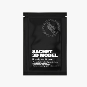 3D model Sachet Pouch