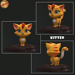 Cartoon Kitten