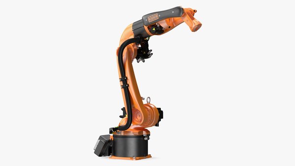 modèle 3D de Bras de robot industriel KUKA KR 5-2 Arc Rigged