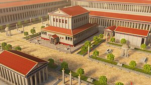 The Agora of Athens Environment 3D