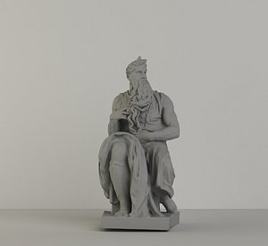 michelangelo mose 3D model