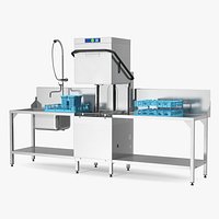 Dishwasher Hobart with Unloading Table