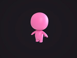 Pink Boy Character