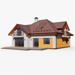 3D gameready house 7 cottage