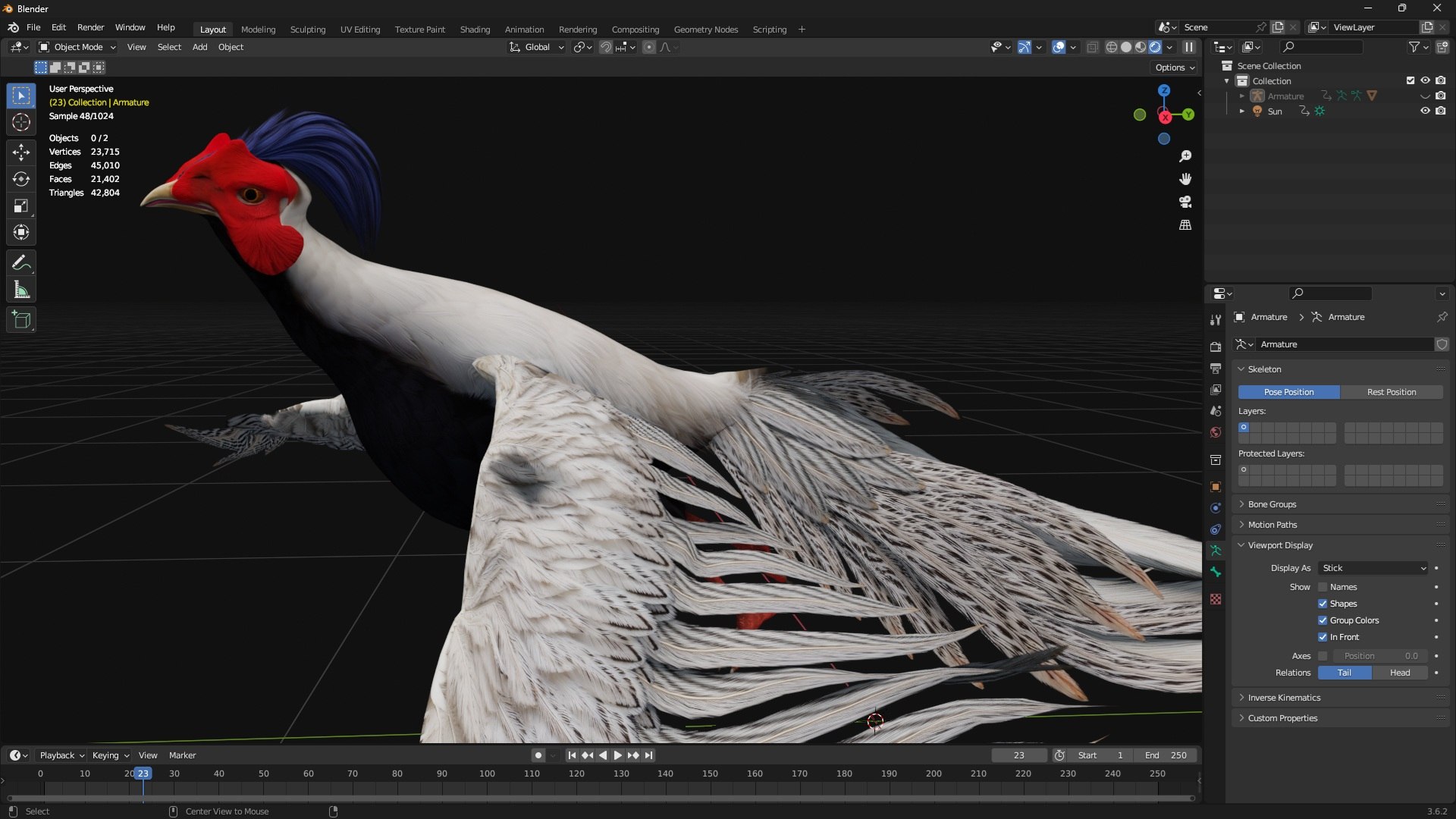 3D White Pheasant-A1 https://p.turbosquid.com/ts-thumb/IV/4PeS7Z/JK/wireframe6/jpg/1759465281/1920x1080/fit_q87/f92f4399188c3de772be4b371f1bd7b33ec112d5/wireframe6.jpg