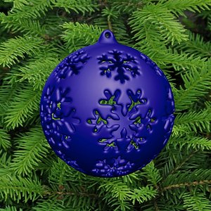 christmas tree ball 3d 3ds