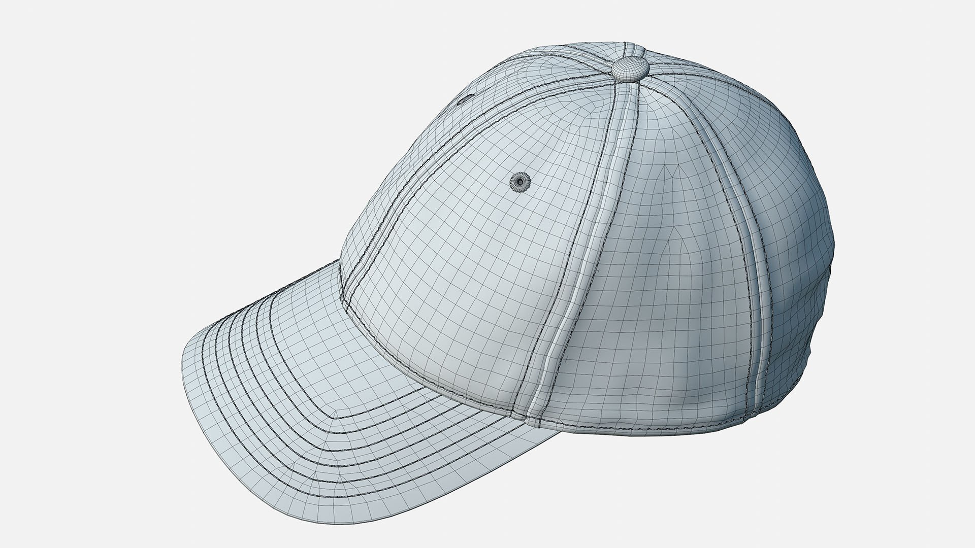 Baseball Cap Navi Multi-Material with Tiling Textures 3D - TurboSquid ...