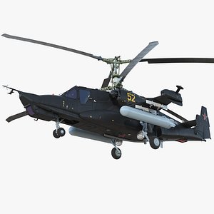 Kamov Ka-52 or Alligator Russian Attack Helicopter