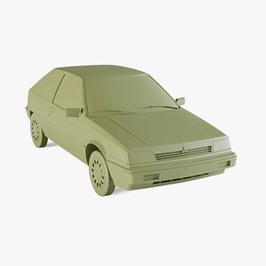 Mitsubishi Colt 1984 3D