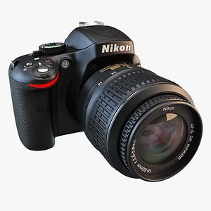 3d nikon d5100 camera model