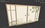 Door wood 3D